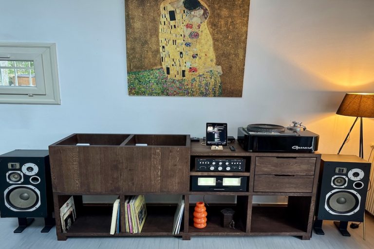 Meuble pour ensemble audio vinyles